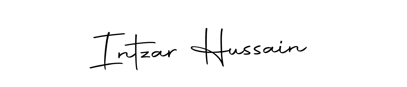 Intzar Hussain stylish signature style. Best Handwritten Sign (Autography-DOLnW) for my name. Handwritten Signature Collection Ideas for my name Intzar Hussain. Intzar Hussain signature style 10 images and pictures png