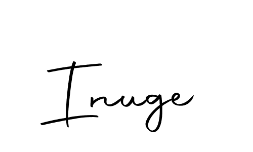 Create a beautiful signature design for name Inuge. With this signature (Autography-DOLnW) fonts, you can make a handwritten signature for free. Inuge signature style 10 images and pictures png