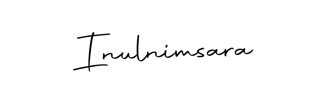 How to make Inulnimsara name signature. Use Autography-DOLnW style for creating short signs online. This is the latest handwritten sign. Inulnimsara signature style 10 images and pictures png