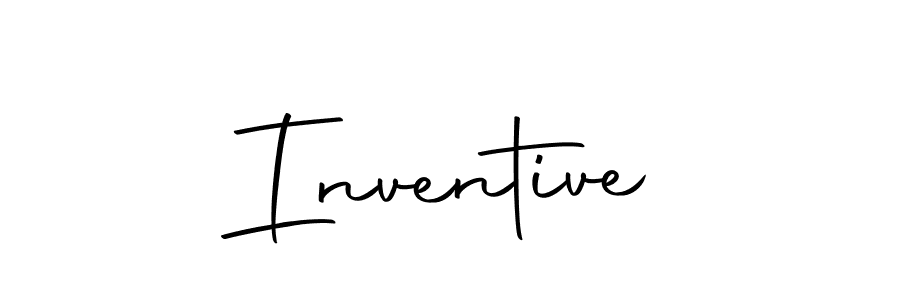 Make a beautiful signature design for name Inventive. With this signature (Autography-DOLnW) style, you can create a handwritten signature for free. Inventive signature style 10 images and pictures png
