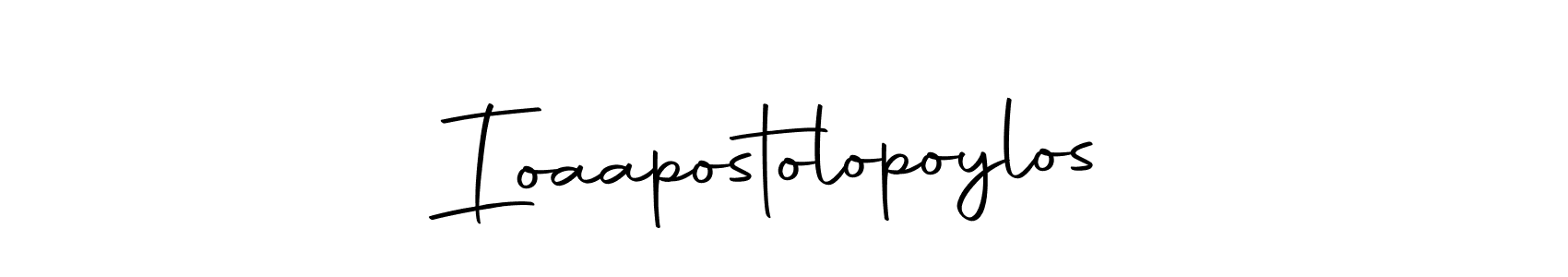 Make a short Ioaapostolopoylos signature style. Manage your documents anywhere anytime using Autography-DOLnW. Create and add eSignatures, submit forms, share and send files easily. Ioaapostolopoylos signature style 10 images and pictures png