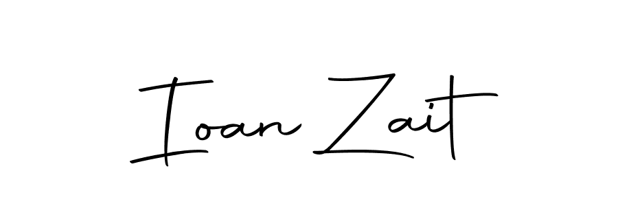 You should practise on your own different ways (Autography-DOLnW) to write your name (Ioan Zait) in signature. don't let someone else do it for you. Ioan Zait signature style 10 images and pictures png