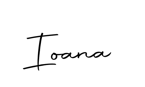 You should practise on your own different ways (Autography-DOLnW) to write your name (Ioana) in signature. don't let someone else do it for you. Ioana signature style 10 images and pictures png