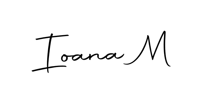 Design your own signature with our free online signature maker. With this signature software, you can create a handwritten (Autography-DOLnW) signature for name Ioana M. Ioana M signature style 10 images and pictures png