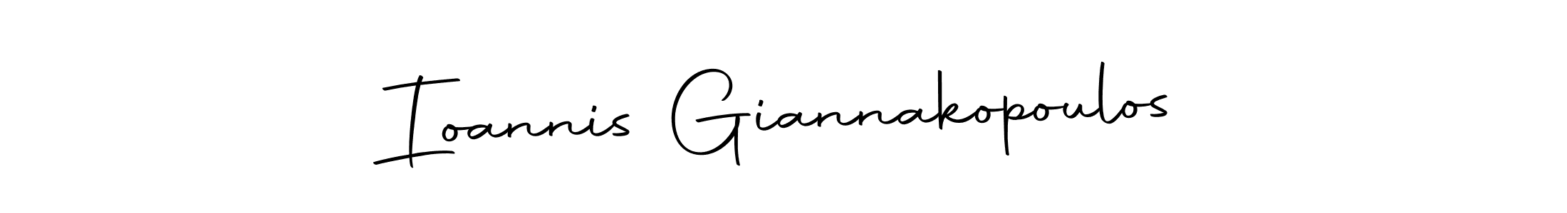 How to make Ioannis Giannakopoulos name signature. Use Autography-DOLnW style for creating short signs online. This is the latest handwritten sign. Ioannis Giannakopoulos signature style 10 images and pictures png