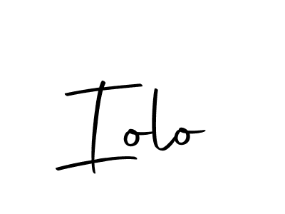 Create a beautiful signature design for name Iolo. With this signature (Autography-DOLnW) fonts, you can make a handwritten signature for free. Iolo signature style 10 images and pictures png