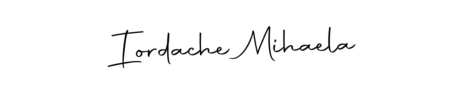 This is the best signature style for the Iordache Mihaela name. Also you like these signature font (Autography-DOLnW). Mix name signature. Iordache Mihaela signature style 10 images and pictures png