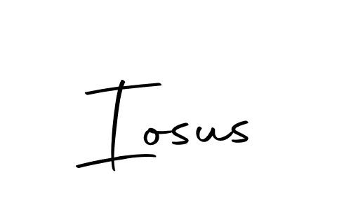 Make a beautiful signature design for name Iosus. With this signature (Autography-DOLnW) style, you can create a handwritten signature for free. Iosus signature style 10 images and pictures png