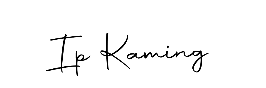 Similarly Autography-DOLnW is the best handwritten signature design. Signature creator online .You can use it as an online autograph creator for name Ip Kaming. Ip Kaming signature style 10 images and pictures png