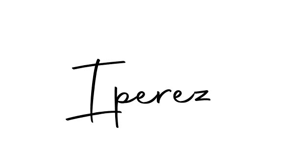 Create a beautiful signature design for name Iperez. With this signature (Autography-DOLnW) fonts, you can make a handwritten signature for free. Iperez signature style 10 images and pictures png