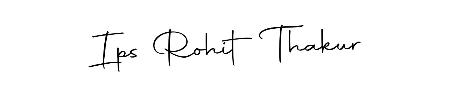 Similarly Autography-DOLnW is the best handwritten signature design. Signature creator online .You can use it as an online autograph creator for name Ips Rohit Thakur. Ips Rohit Thakur signature style 10 images and pictures png