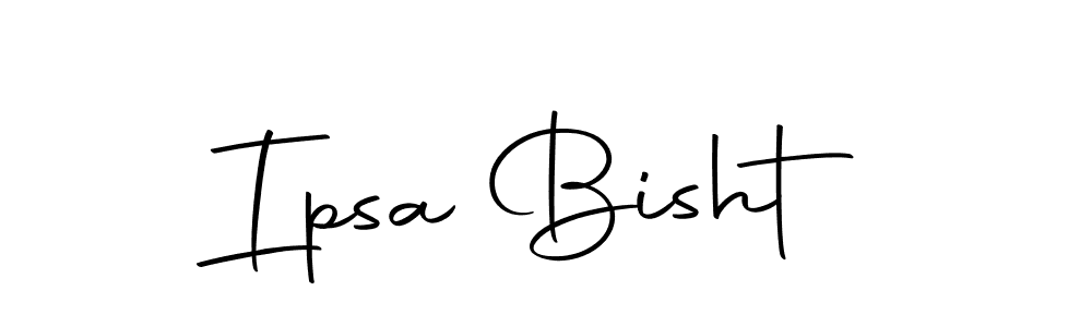 Make a short Ipsa Bisht signature style. Manage your documents anywhere anytime using Autography-DOLnW. Create and add eSignatures, submit forms, share and send files easily. Ipsa Bisht signature style 10 images and pictures png