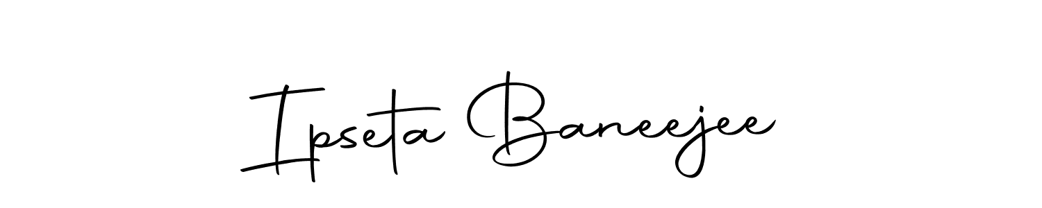 The best way (Autography-DOLnW) to make a short signature is to pick only two or three words in your name. The name Ipseta Baneejee include a total of six letters. For converting this name. Ipseta Baneejee signature style 10 images and pictures png