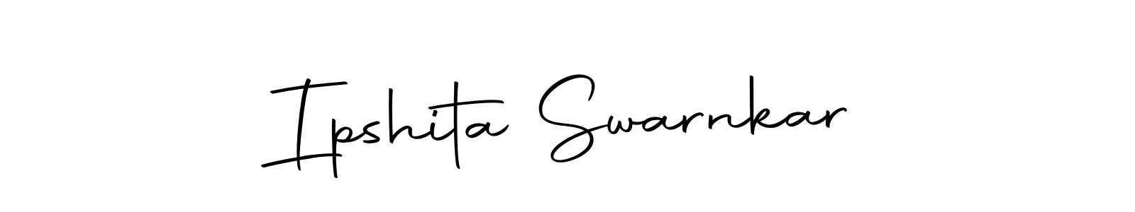 Make a beautiful signature design for name Ipshita Swarnkar. With this signature (Autography-DOLnW) style, you can create a handwritten signature for free. Ipshita Swarnkar signature style 10 images and pictures png
