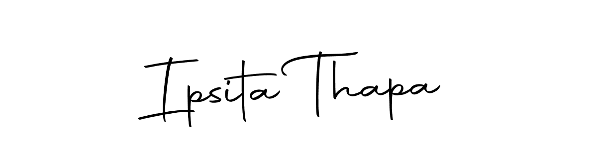 Autography-DOLnW is a professional signature style that is perfect for those who want to add a touch of class to their signature. It is also a great choice for those who want to make their signature more unique. Get Ipsita Thapa name to fancy signature for free. Ipsita Thapa signature style 10 images and pictures png