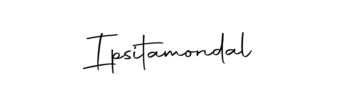 Make a beautiful signature design for name Ipsitamondal. With this signature (Autography-DOLnW) style, you can create a handwritten signature for free. Ipsitamondal signature style 10 images and pictures png