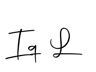 Use a signature maker to create a handwritten signature online. With this signature software, you can design (Autography-DOLnW) your own signature for name Iq L. Iq L signature style 10 images and pictures png