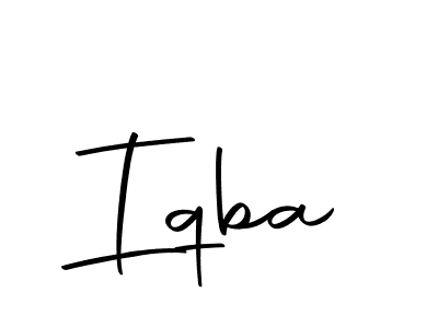 Use a signature maker to create a handwritten signature online. With this signature software, you can design (Autography-DOLnW) your own signature for name Iqba. Iqba signature style 10 images and pictures png