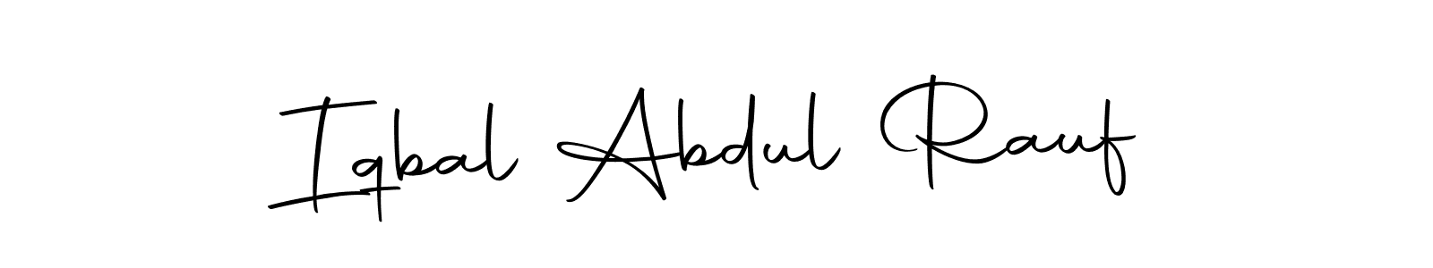 Use a signature maker to create a handwritten signature online. With this signature software, you can design (Autography-DOLnW) your own signature for name Iqbal Abdul Rauf. Iqbal Abdul Rauf signature style 10 images and pictures png