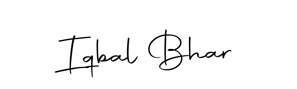 You should practise on your own different ways (Autography-DOLnW) to write your name (Iqbal Bhar) in signature. don't let someone else do it for you. Iqbal Bhar signature style 10 images and pictures png