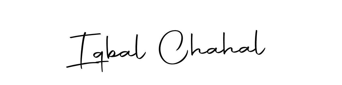 Here are the top 10 professional signature styles for the name Iqbal Chahal. These are the best autograph styles you can use for your name. Iqbal Chahal signature style 10 images and pictures png