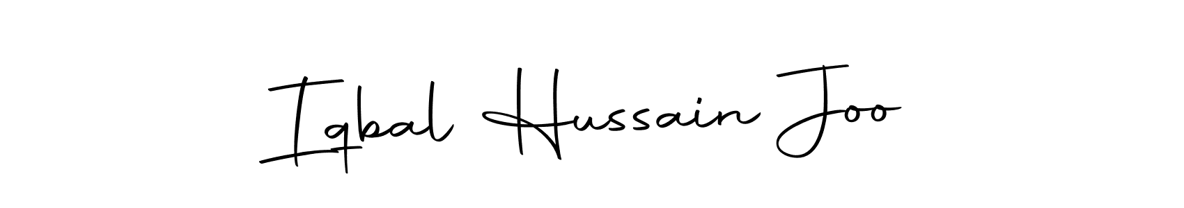 Use a signature maker to create a handwritten signature online. With this signature software, you can design (Autography-DOLnW) your own signature for name Iqbal Hussain Joo. Iqbal Hussain Joo signature style 10 images and pictures png