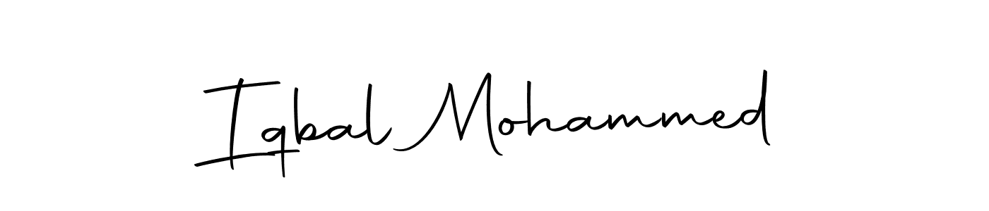 Make a beautiful signature design for name Iqbal Mohammed. With this signature (Autography-DOLnW) style, you can create a handwritten signature for free. Iqbal Mohammed signature style 10 images and pictures png