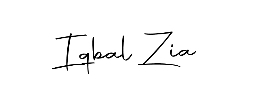 How to make Iqbal Zia name signature. Use Autography-DOLnW style for creating short signs online. This is the latest handwritten sign. Iqbal Zia signature style 10 images and pictures png
