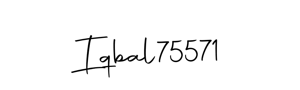 if you are searching for the best signature style for your name Iqbal75571. so please give up your signature search. here we have designed multiple signature styles  using Autography-DOLnW. Iqbal75571 signature style 10 images and pictures png