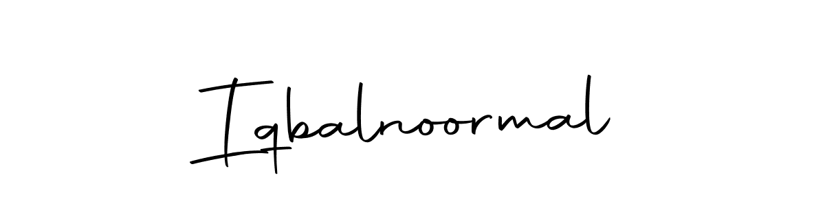 Design your own signature with our free online signature maker. With this signature software, you can create a handwritten (Autography-DOLnW) signature for name Iqbalnoormal. Iqbalnoormal signature style 10 images and pictures png