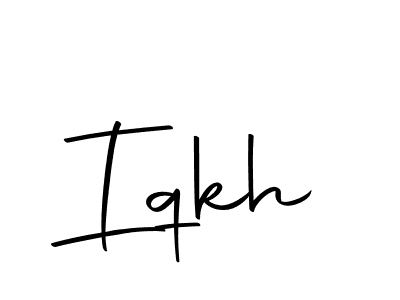 How to Draw Iqkh signature style? Autography-DOLnW is a latest design signature styles for name Iqkh. Iqkh signature style 10 images and pictures png