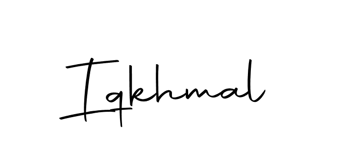 You should practise on your own different ways (Autography-DOLnW) to write your name (Iqkhmal) in signature. don't let someone else do it for you. Iqkhmal signature style 10 images and pictures png