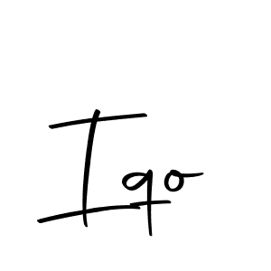 Use a signature maker to create a handwritten signature online. With this signature software, you can design (Autography-DOLnW) your own signature for name Iqo. Iqo signature style 10 images and pictures png