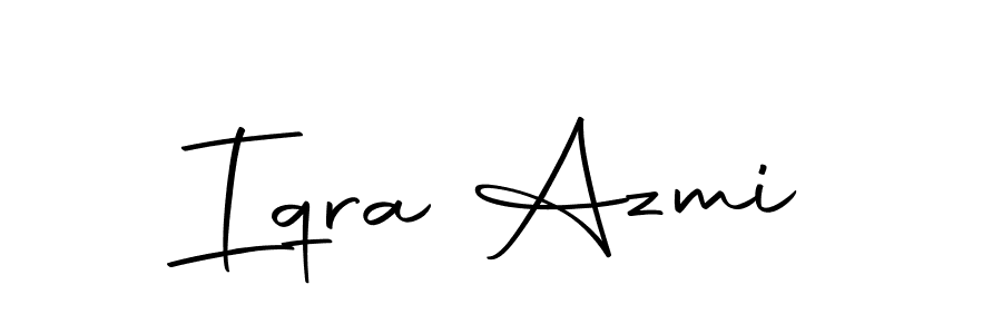 This is the best signature style for the Iqra Azmi name. Also you like these signature font (Autography-DOLnW). Mix name signature. Iqra Azmi signature style 10 images and pictures png