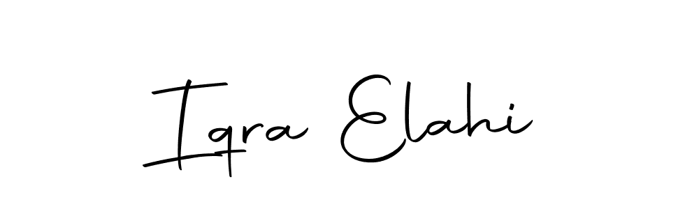 Iqra Elahi stylish signature style. Best Handwritten Sign (Autography-DOLnW) for my name. Handwritten Signature Collection Ideas for my name Iqra Elahi. Iqra Elahi signature style 10 images and pictures png