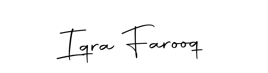 Make a short Iqra Farooq signature style. Manage your documents anywhere anytime using Autography-DOLnW. Create and add eSignatures, submit forms, share and send files easily. Iqra Farooq signature style 10 images and pictures png