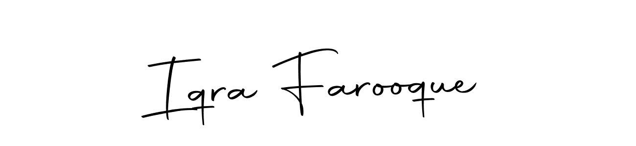 Similarly Autography-DOLnW is the best handwritten signature design. Signature creator online .You can use it as an online autograph creator for name Iqra Farooque. Iqra Farooque signature style 10 images and pictures png