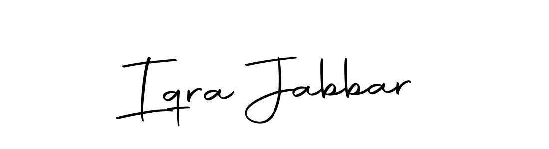 Autography-DOLnW is a professional signature style that is perfect for those who want to add a touch of class to their signature. It is also a great choice for those who want to make their signature more unique. Get Iqra Jabbar name to fancy signature for free. Iqra Jabbar signature style 10 images and pictures png