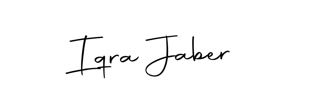 Autography-DOLnW is a professional signature style that is perfect for those who want to add a touch of class to their signature. It is also a great choice for those who want to make their signature more unique. Get Iqra Jaber name to fancy signature for free. Iqra Jaber signature style 10 images and pictures png