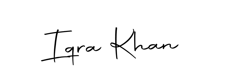 Here are the top 10 professional signature styles for the name Iqra Khan. These are the best autograph styles you can use for your name. Iqra Khan signature style 10 images and pictures png