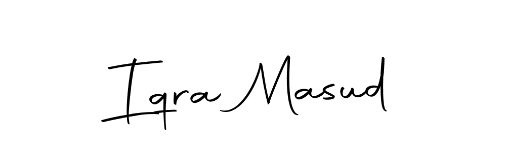 How to make Iqra Masud signature? Autography-DOLnW is a professional autograph style. Create handwritten signature for Iqra Masud name. Iqra Masud signature style 10 images and pictures png