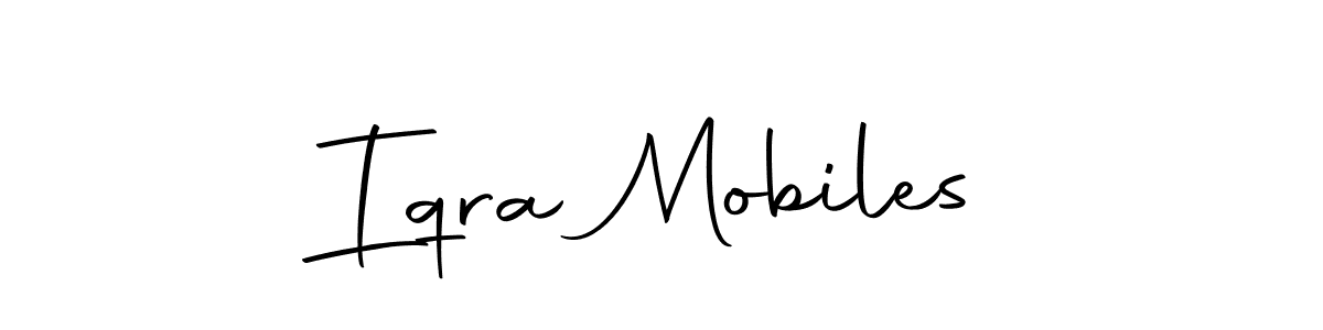 Design your own signature with our free online signature maker. With this signature software, you can create a handwritten (Autography-DOLnW) signature for name Iqra Mobiles. Iqra Mobiles signature style 10 images and pictures png