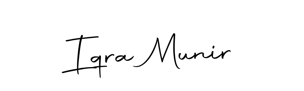 How to make Iqra Munir signature? Autography-DOLnW is a professional autograph style. Create handwritten signature for Iqra Munir name. Iqra Munir signature style 10 images and pictures png