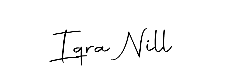 You can use this online signature creator to create a handwritten signature for the name Iqra Nill. This is the best online autograph maker. Iqra Nill signature style 10 images and pictures png