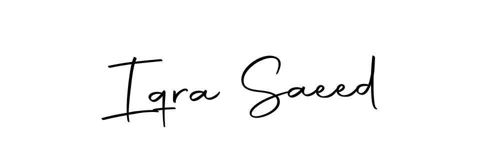 The best way (Autography-DOLnW) to make a short signature is to pick only two or three words in your name. The name Iqra Saeed include a total of six letters. For converting this name. Iqra Saeed signature style 10 images and pictures png