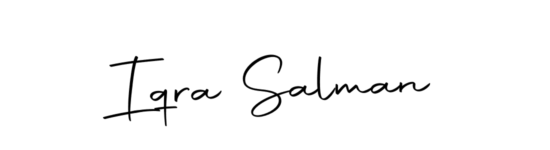 It looks lik you need a new signature style for name Iqra Salman. Design unique handwritten (Autography-DOLnW) signature with our free signature maker in just a few clicks. Iqra Salman signature style 10 images and pictures png