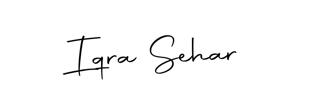 How to make Iqra Sehar signature? Autography-DOLnW is a professional autograph style. Create handwritten signature for Iqra Sehar name. Iqra Sehar signature style 10 images and pictures png