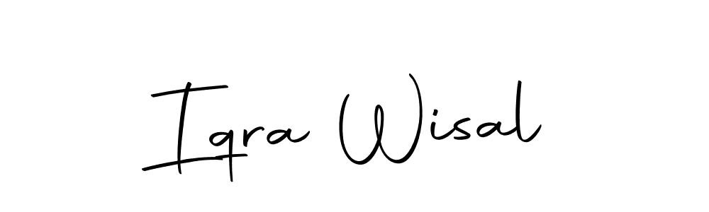 The best way (Autography-DOLnW) to make a short signature is to pick only two or three words in your name. The name Iqra Wisal include a total of six letters. For converting this name. Iqra Wisal signature style 10 images and pictures png