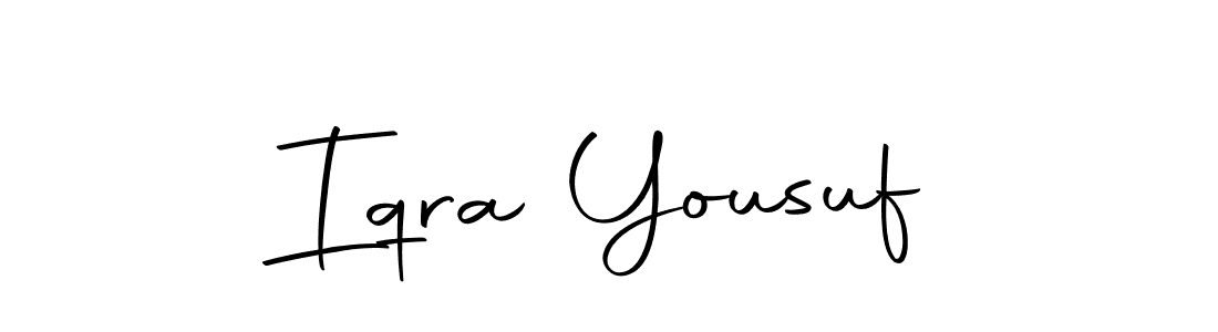 Iqra Yousuf stylish signature style. Best Handwritten Sign (Autography-DOLnW) for my name. Handwritten Signature Collection Ideas for my name Iqra Yousuf. Iqra Yousuf signature style 10 images and pictures png
