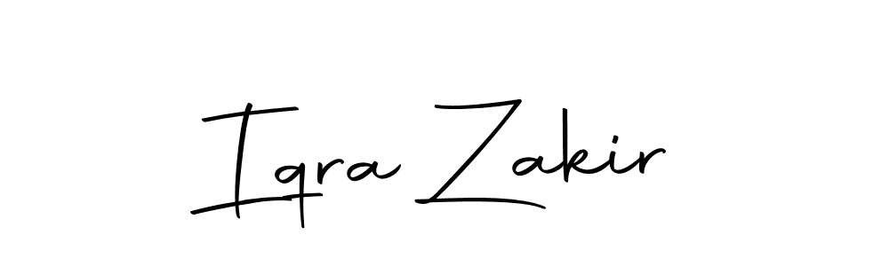 You should practise on your own different ways (Autography-DOLnW) to write your name (Iqra Zakir) in signature. don't let someone else do it for you. Iqra Zakir signature style 10 images and pictures png